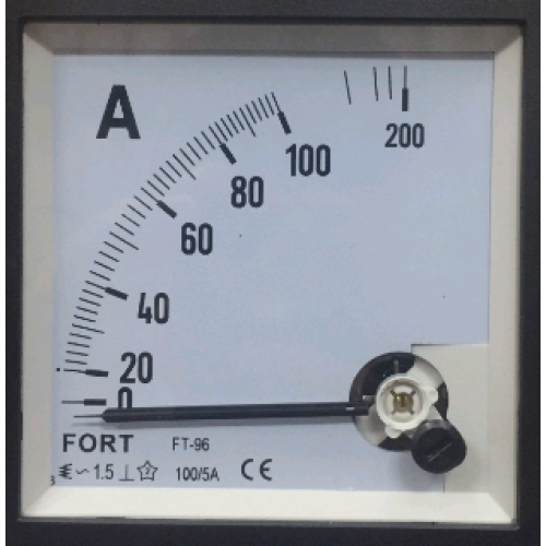 FT-96A 0-100A - Đồng hồ Ampermeter 0-100A/200A