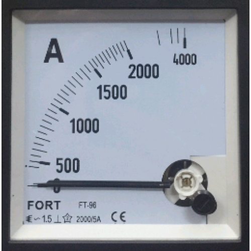 FT-96A 0-2000 - Đồng hồ Ampermeter 0-2000A/4000A