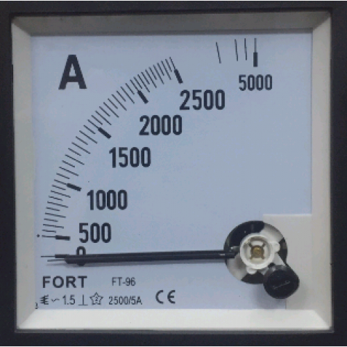 FT-96A 0-2500 - Đồng hồ Ampermeter 0-2500A/5000A