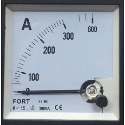 FT-96A 0-300A - Đồng hồ Ampermeter 0-300A/600A