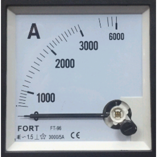 FT-96A 0-3000 - Đồng hồ Ampermeter 0-3000A/6000A