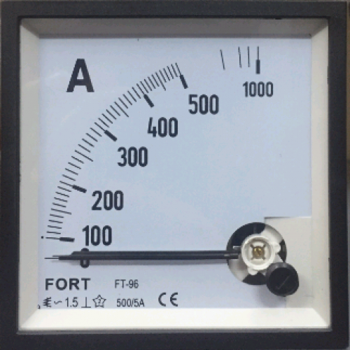 FT-96A 0-500A - Đồng hồ Ampermeter 0-500A/1000A