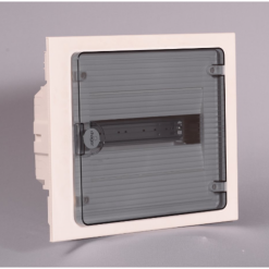 VF108TM - Tủ điện âm tường cánh nhựa trong 1 đường 8 module Hager