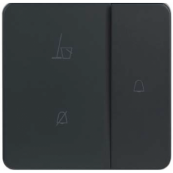 WGDHBDKB - KNIGHT BLACK Công tắc "DND&MUR" kết hợp chuông