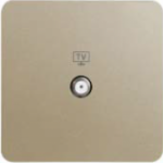 WGDT1TVEG - ELEGANT GOLD - Ổ CẮM TI VI ĐƠN