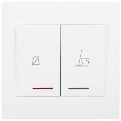 WGDHDC - Công tắc dọn phòng & chống làm phiền có LED