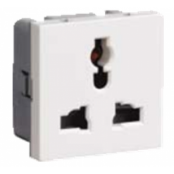 WGSM13I - Ổ cắm đơn 3 chấu 13A ( 45mm x 45mm ) dạng mô-đun